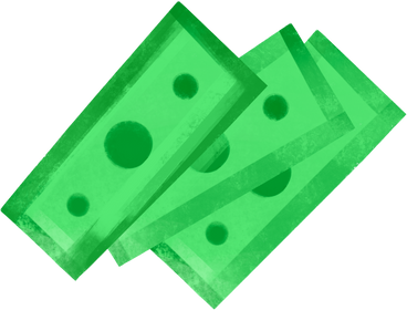 green money bills PNG, SVG