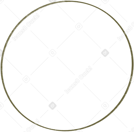 green line circle Illustration in PNG, SVG