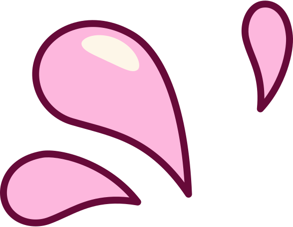 tree pink drops Illustration in PNG, SVG