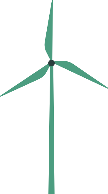 Wind turbine PNG, SVG
