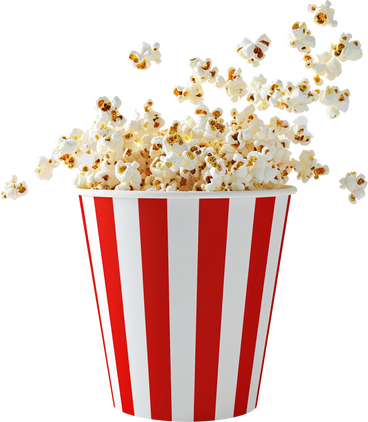 bucket of popcorn PNG, SVG