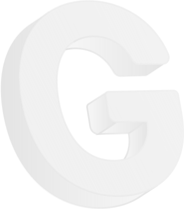 letter g in 3d PNG, SVG