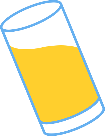 glass of juice PNG, SVG