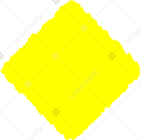rhombus yellow PNG, SVG