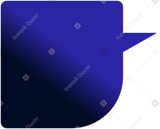 dark blue speech bubble Illustration in PNG, SVG