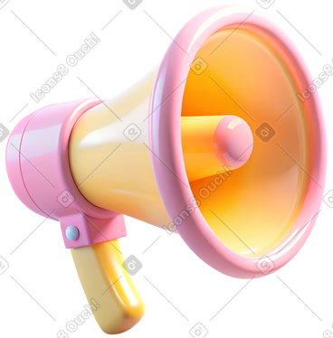 塑料扩音器 PNG, SVG