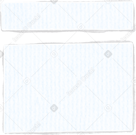 white two rectangles в PNG, SVG
