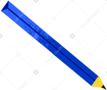 Синий карандаш в PNG, SVG