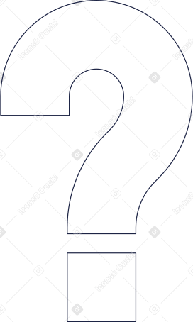 question mark big PNG、SVG