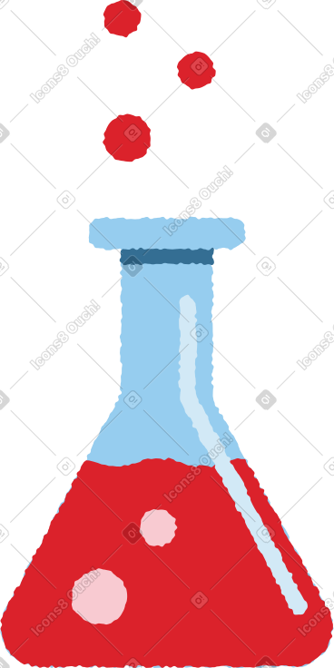 Chemistry flask PNG, SVG