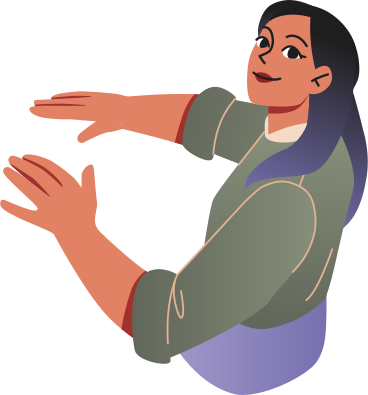 Woman sitting top view PNG, SVG