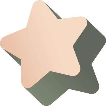 Star 3d PNG, SVG