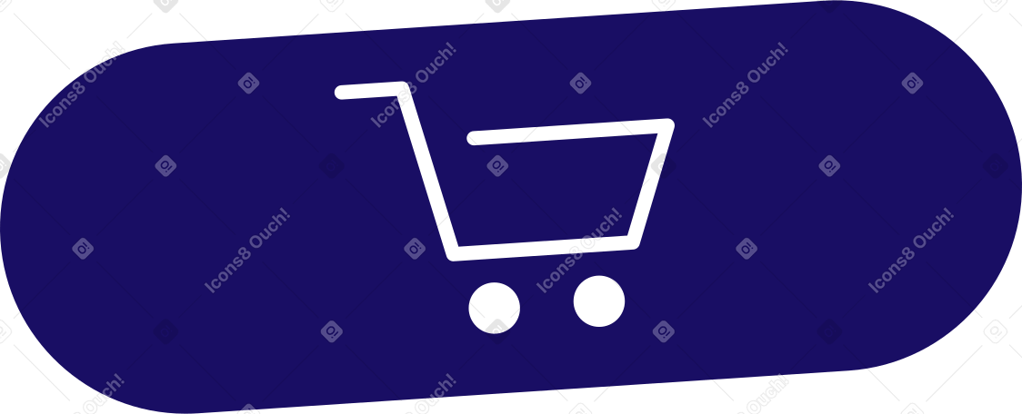 button with shopping cart PNG, SVG