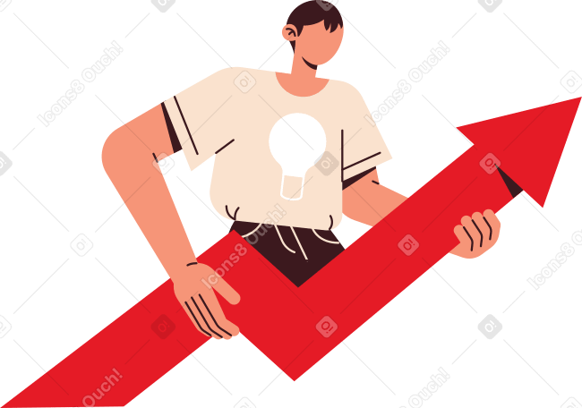 guy holding an arrow PNG, SVG