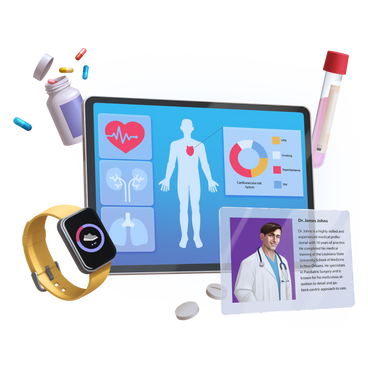 Gesundheitstechnologie und digitale gesundheitslösungen PNG, SVG