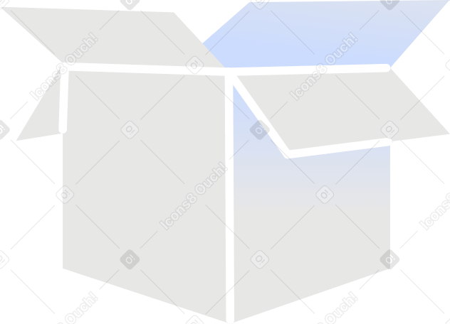 серый ящик в PNG, SVG