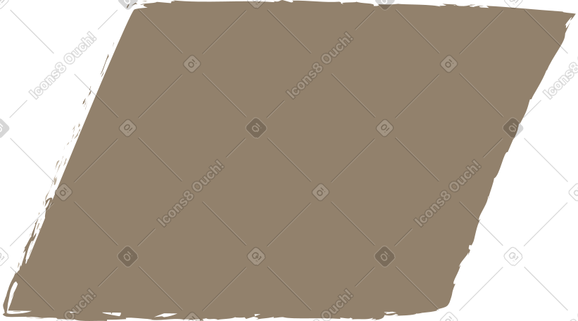 dark grey parallelogram PNG, SVG