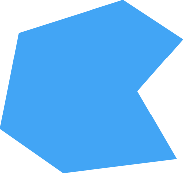 Polygon blue PNG, SVG