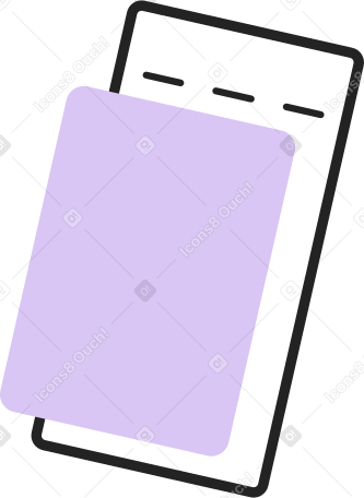 passport with tickets Illustration in PNG, SVG