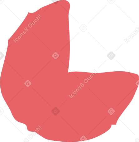 red pie chart PNG, SVG