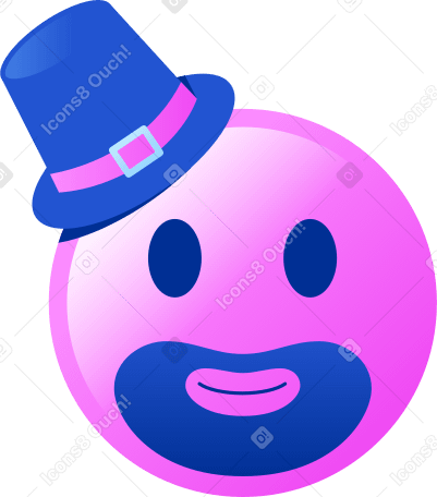 emoji pilgrim PNG, SVG