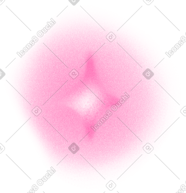 Small shining pink star PNG, SVG