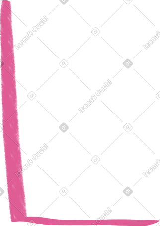 big pink corner PNG, SVG