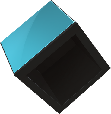 cube with hole PNG, SVG