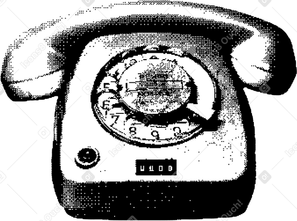 Vecchio telefono PNG, SVG
