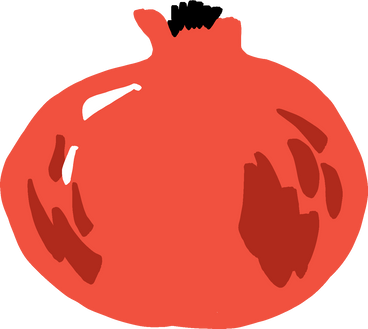 Pomegranate PNG, SVG