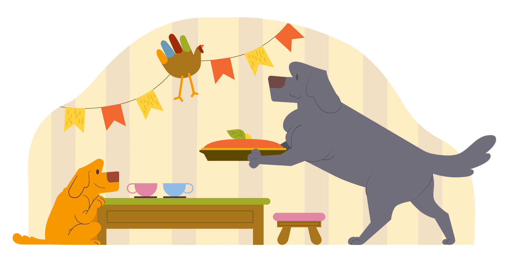 Thanksgiving Pumpkin Pie Illustration in PNG, SVG