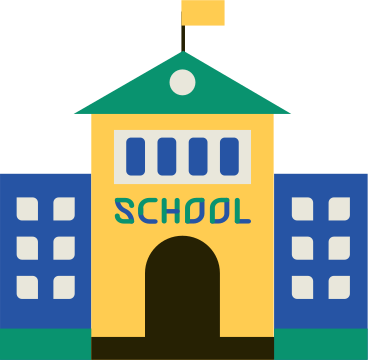 school building PNG, SVG