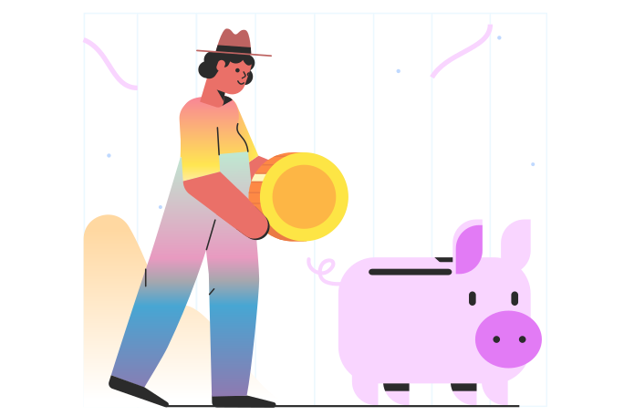 節約 のpngとsvgでのイラスト