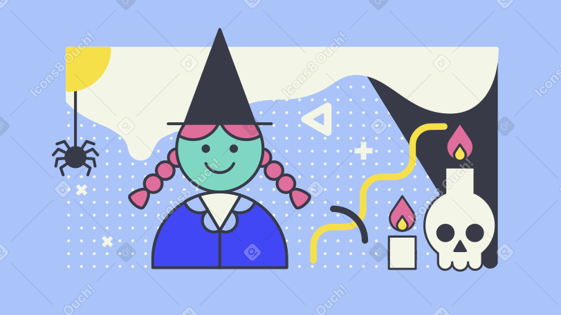 Ведьма в PNG, SVG