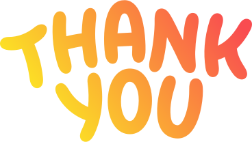 thank you lettering PNG, SVG