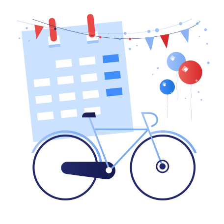 International bicycle day Illustration in PNG, SVG