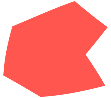 Polygon red PNG, SVG