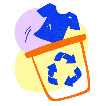 Abiti riciclabili come approccio green PNG, SVG