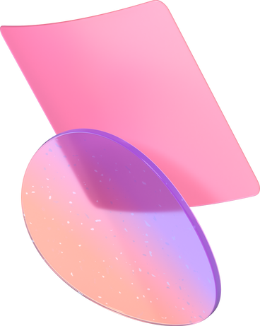 Disque courbé et rectangle transparent aux coins arrondis PNG, SVG