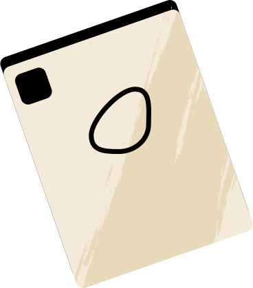 Tablette mit ovalem etikett PNG, SVG