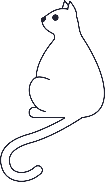 white cat PNG, SVG