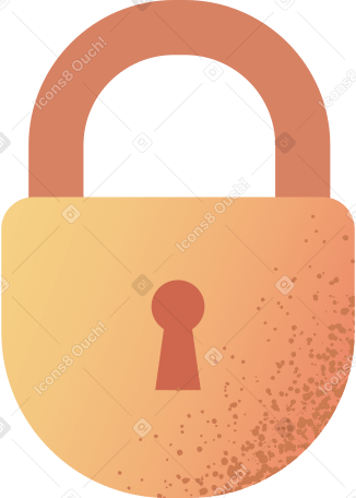 locked Illustration in PNG, SVG