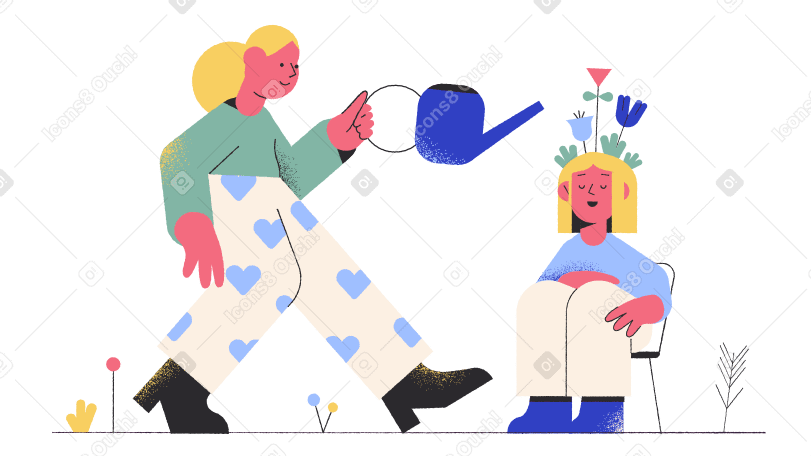 メンタルヘルス のpngとsvgでのイラスト