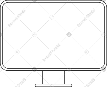 Computer monitor PNG, SVG