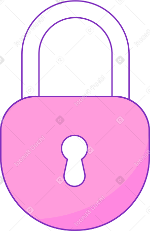 lock Illustration in PNG, SVG