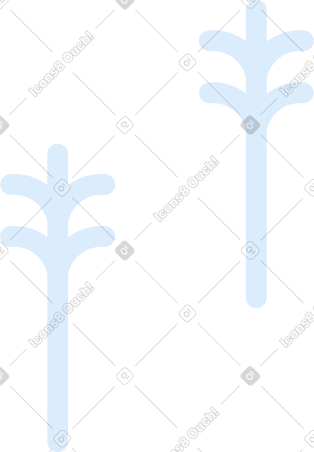 two trees PNG, SVG