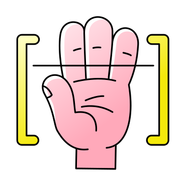 Palm-scan PNG, SVG