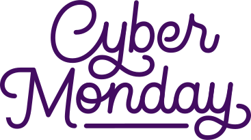lettering cyber monday PNG, SVG