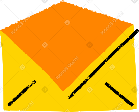envelope Illustration in PNG, SVG