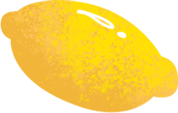Желтый лимон в PNG, SVG